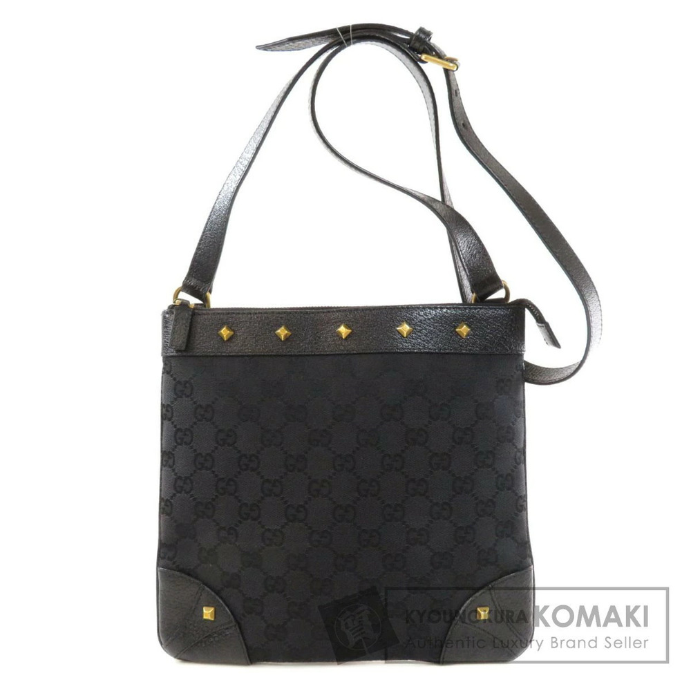 Gucci GG stud shoulder bag canvas